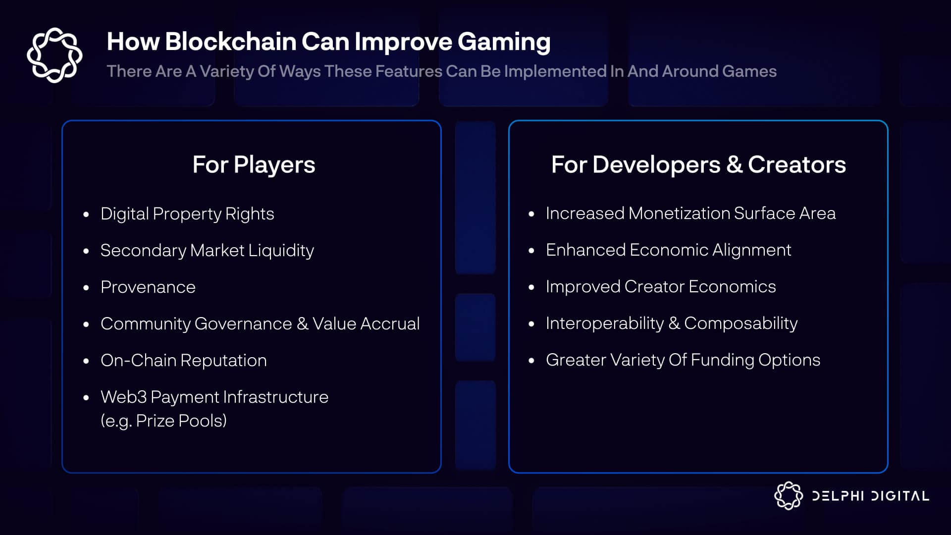 Delphi Digital 万字长文：从游戏货币化谈起 聊聊加密游戏的现在与未来