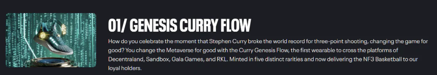 Genesis Curry Flow